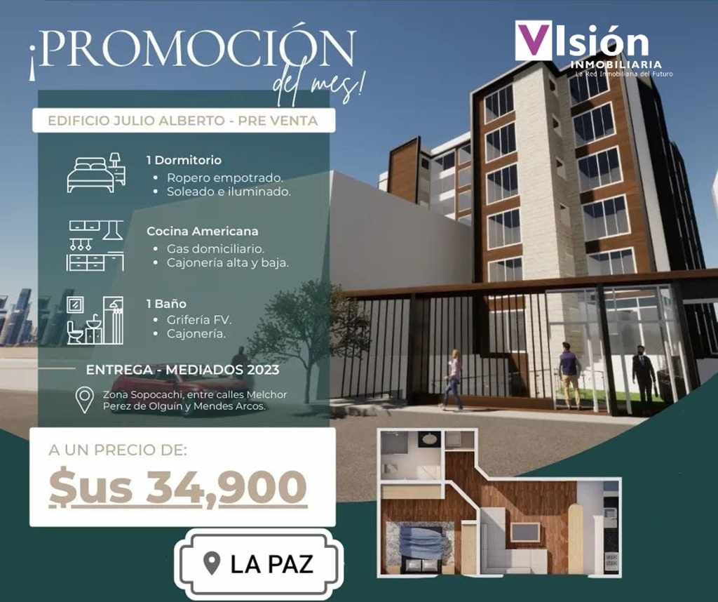 En Venta a $us 34,900 Foto 1