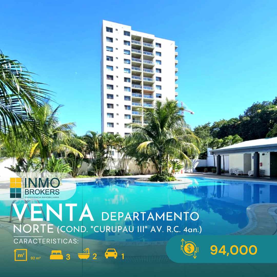 Departamento en VentaZona OESTE
Condominio Curupau 3
PRECIO IMPREDIBLE Foto 1