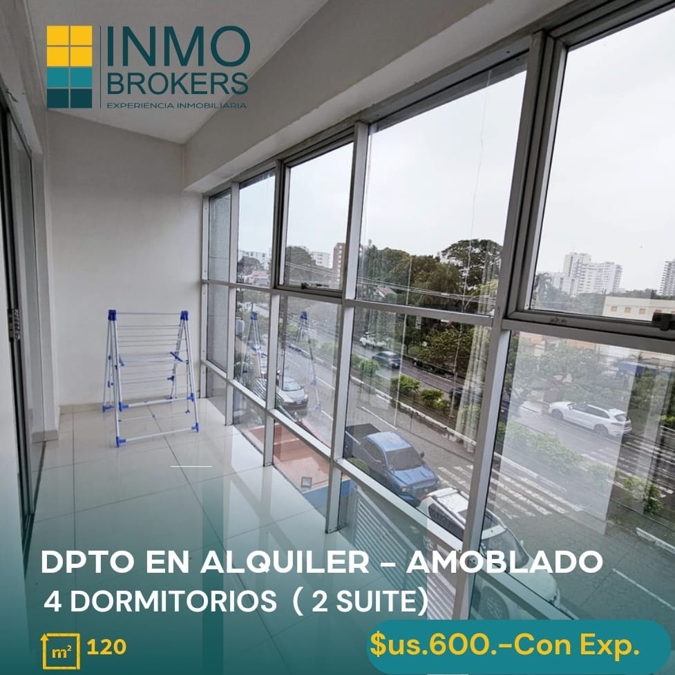 Departamento AV. EJERCITO NACIONAL - DPTO DE 4 DORMITORIOS -AMOBLADO Foto 15