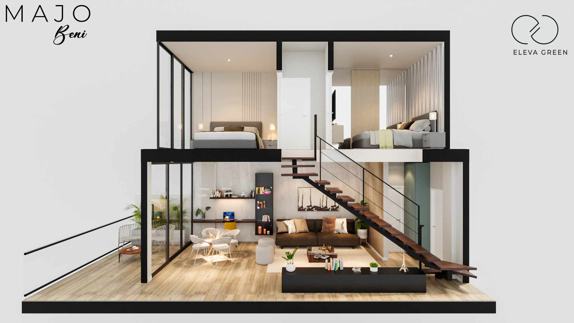 Departamento en Entre 2do y 3er anillo Norte en Santa Cruz de la Sierra 2 dormitorios 2 baños  Foto 3