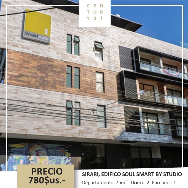 Departamento en AlquilerSirari, Edificio Soul Smart by Studio  Foto 1