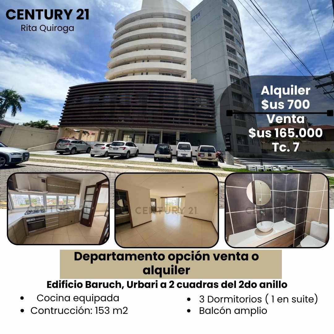 Departamento Urbari, 2 cuadras del 2do anillo Foto 1