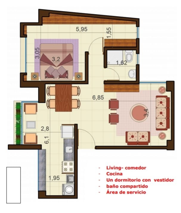 Departamento en AlquilerCALLE TARIJA 766 ENTRE AV. IRALA Y SAAVEDRA Foto 12