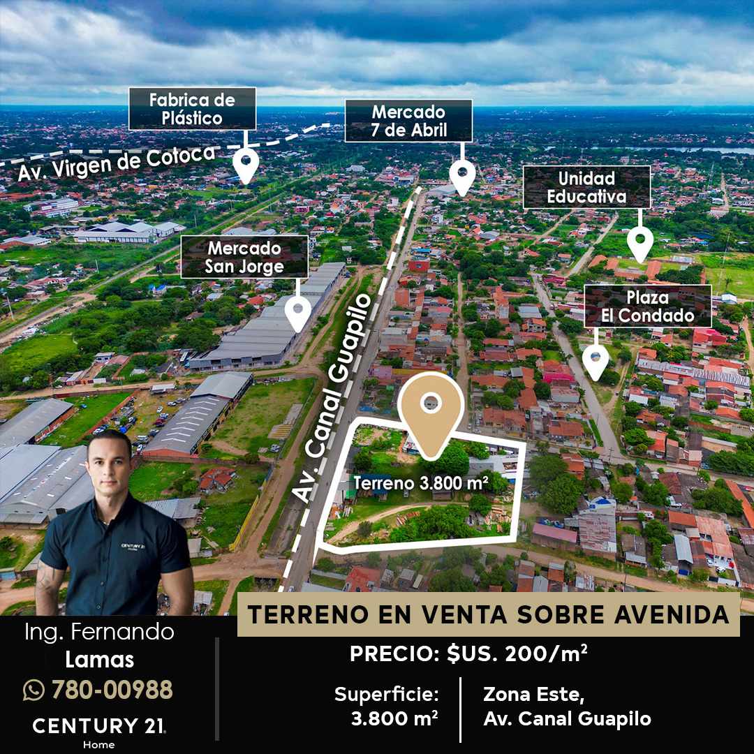 Terreno en Entre 5to y 6to anillo Este en Santa Cruz de la Sierra    Foto 1