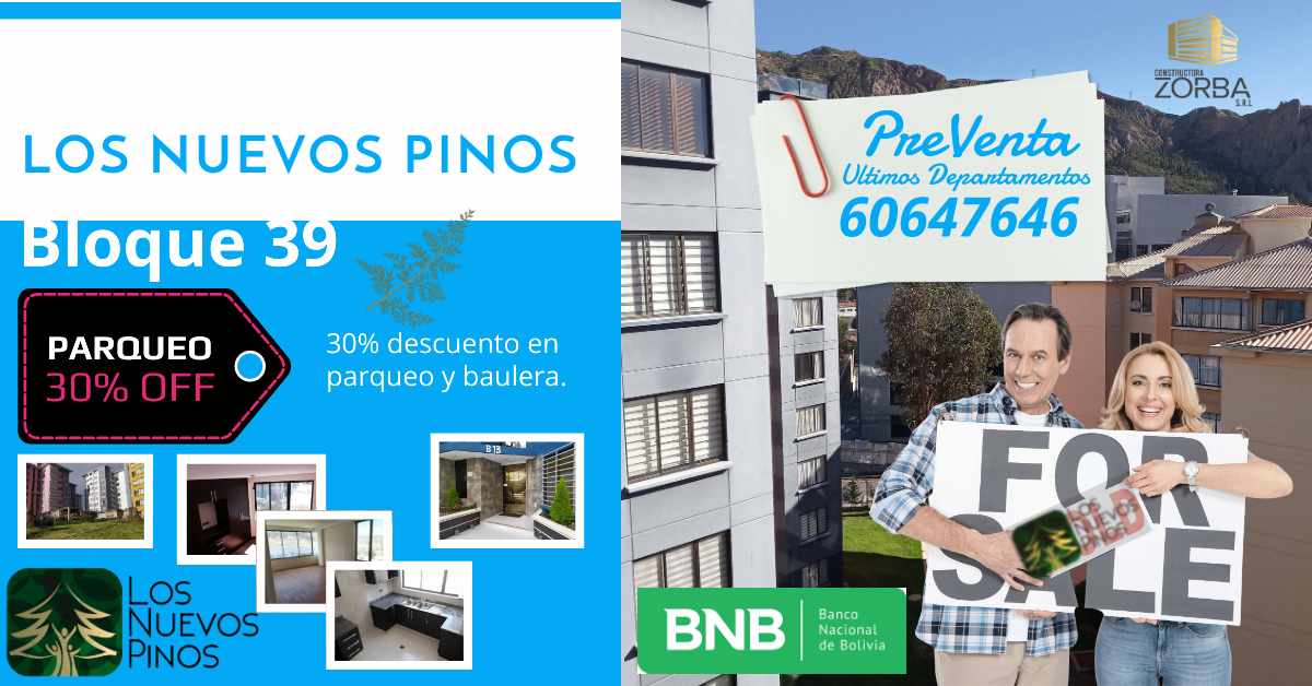 Departamento en Los Pinos en La Paz 3 dormitorios 4 baños 1 parqueos Foto 10