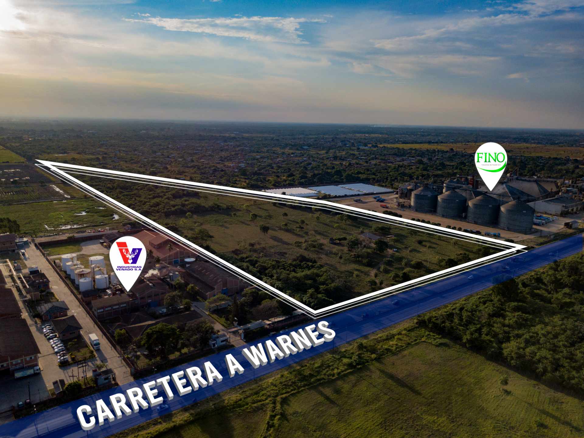 Terreno en VentaNorte, Sobre la Carretera a Warnes. Foto 3