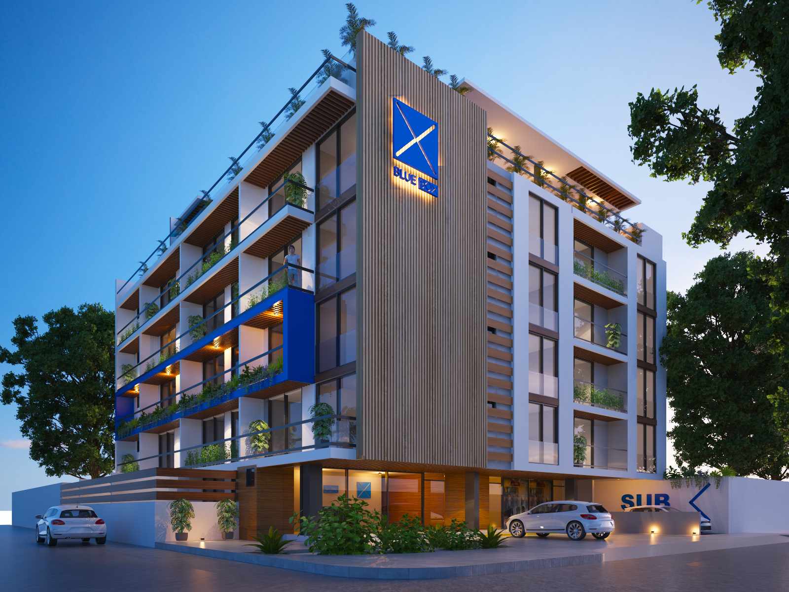 Departamento en VentaAv. Banzer entre 3er y 4to anillo Edificio Blue Box Foto 1