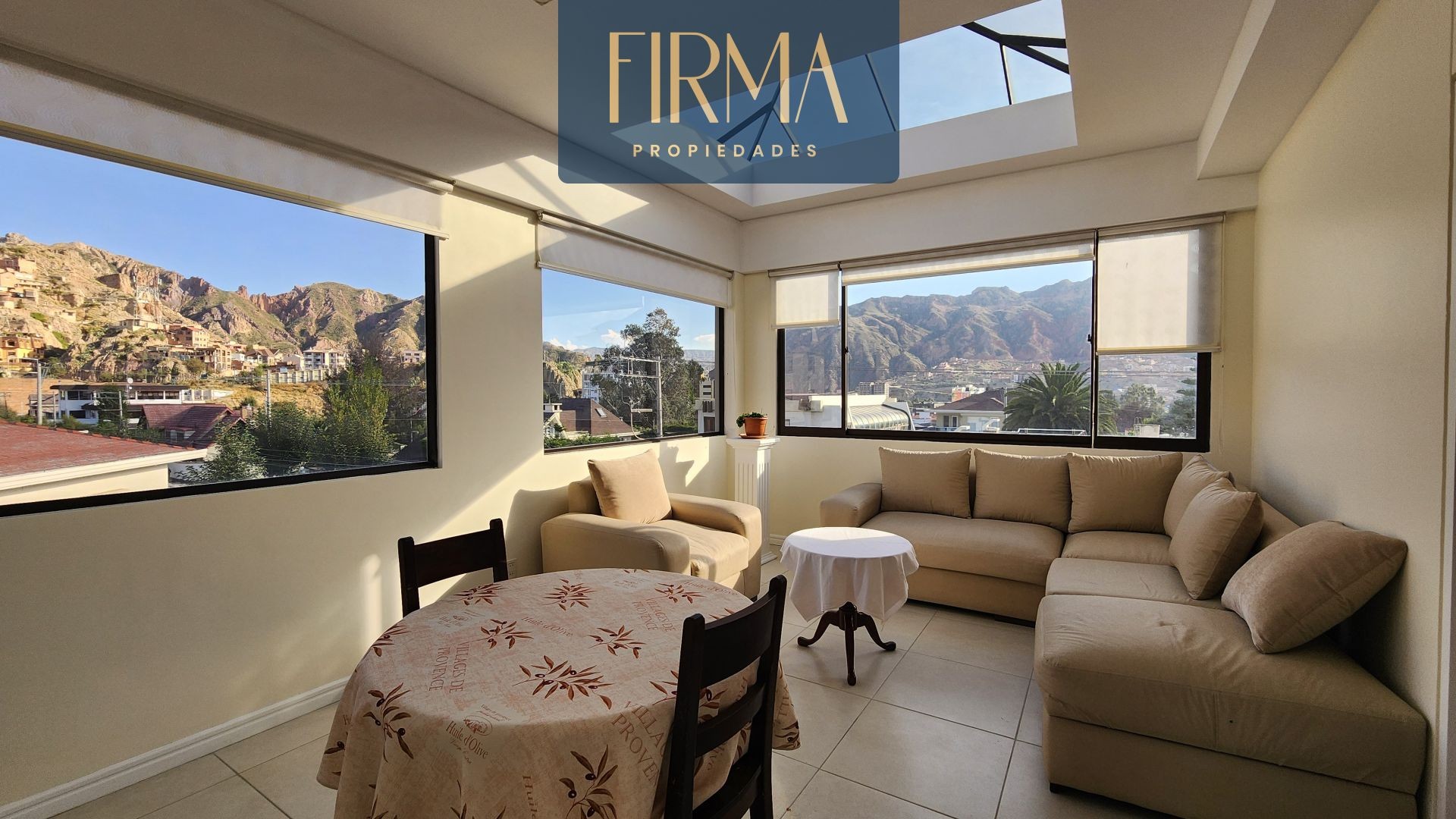 Departamento en VentaDUPLEX DE LUJO EN VENTA CON SAUNA Y JARDÍN PRIVADO EN CALACOTO 3 dormitorios 5 baños 3 parqueos Foto 3
