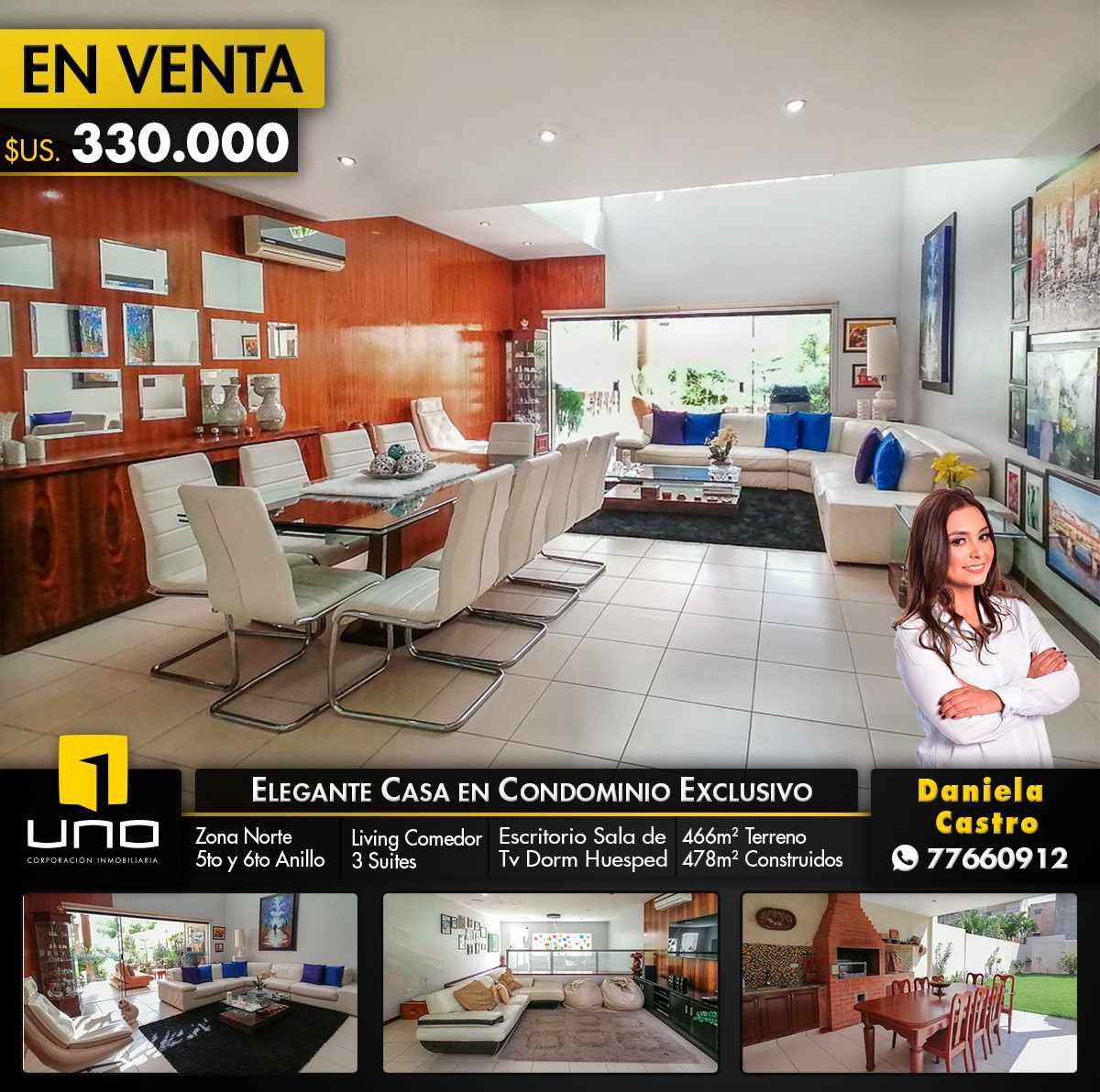 Casa CONDOMINIO CIUDAD JARDIN - 6TO ANILLO AV. BANZER Foto 1