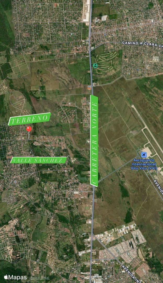 Terreno en VentaZ-NORTE POR EL AEROPUERTO 1232M2 - VALLE SANCHEZ  Foto 4