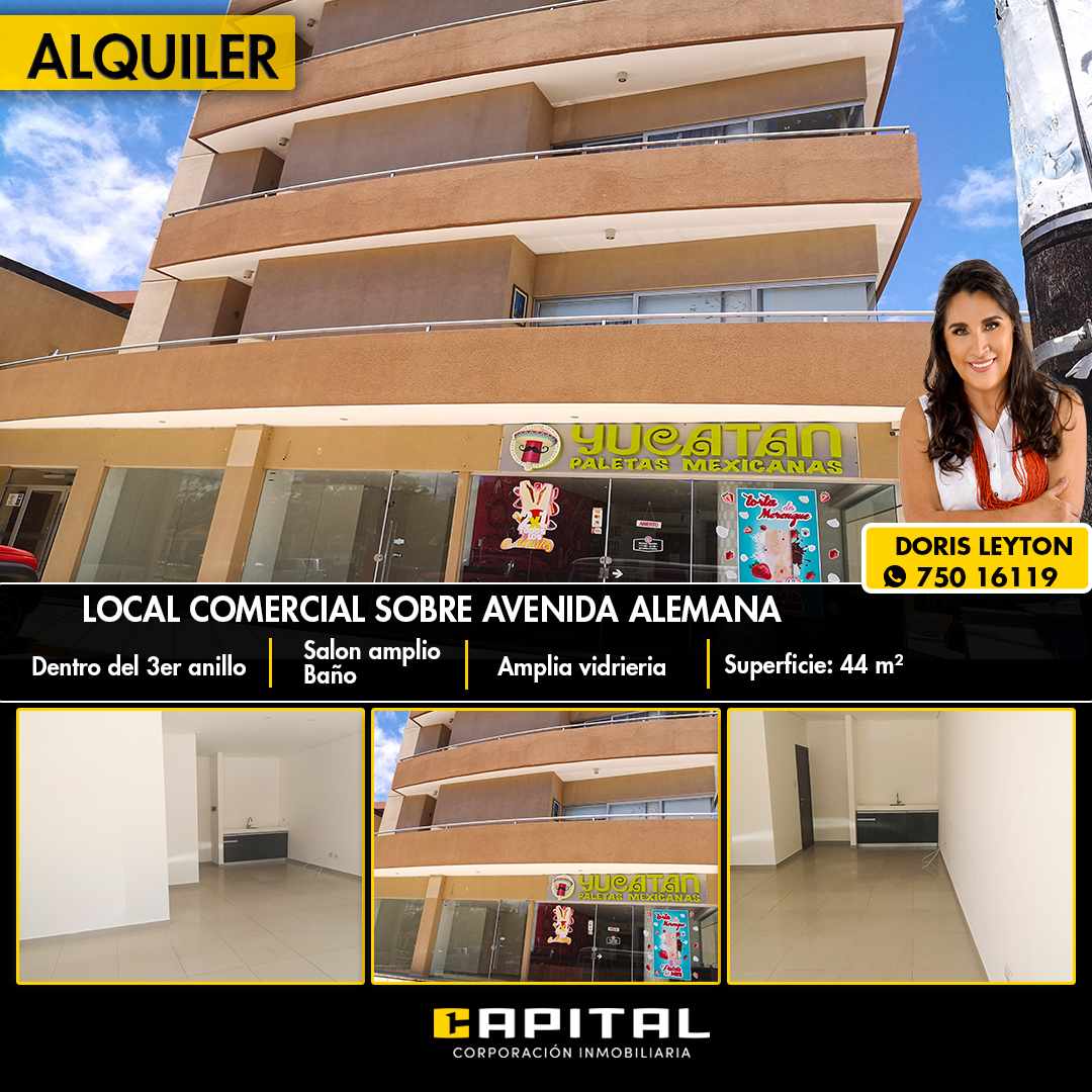 Local comercial en AlquilerSOBRE AVENIDA ALEMANA ALQUILO LOCAL COMERCIAL Foto 1