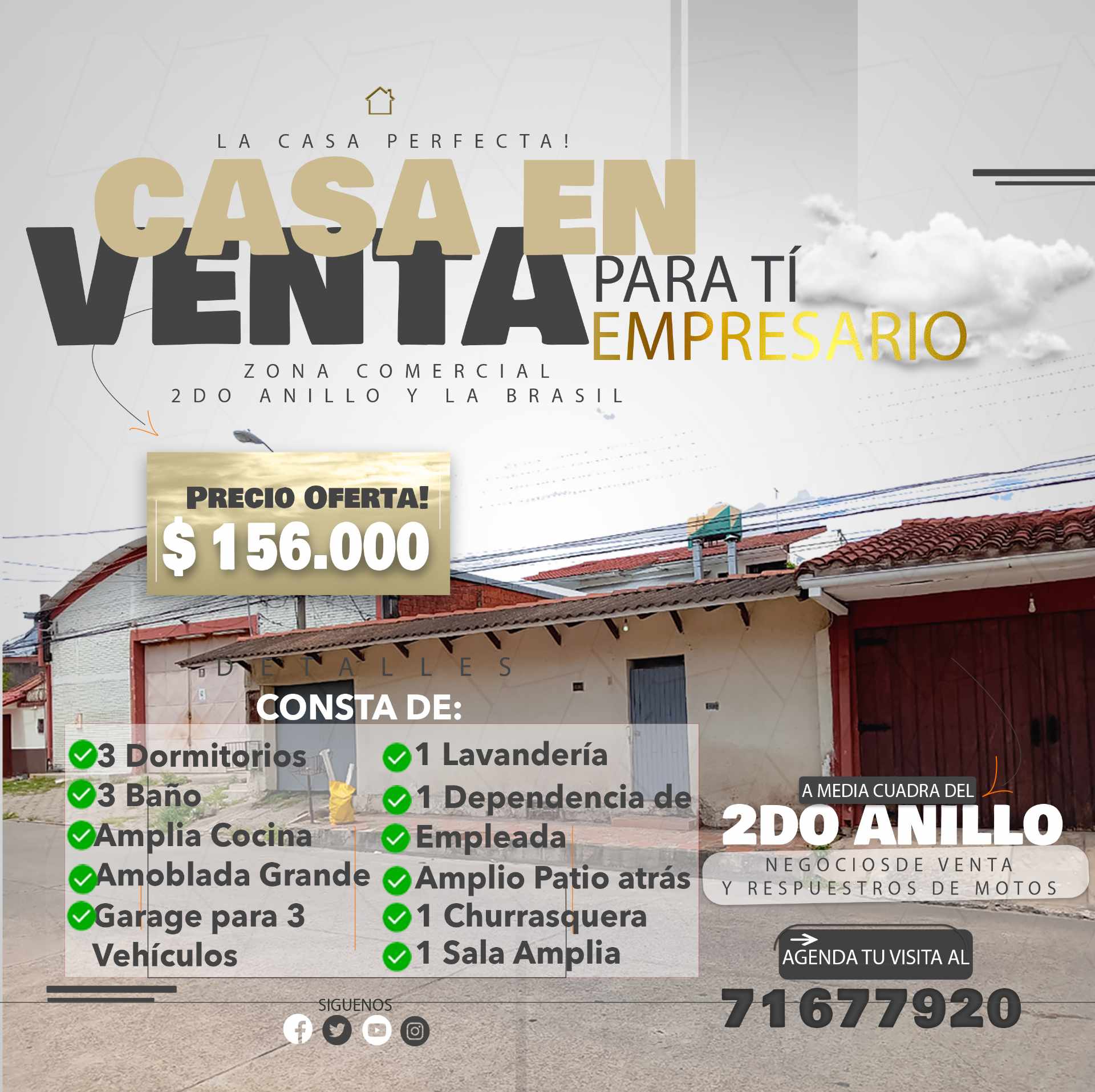 Casa Av. 2 do anillo y av. brasil Foto 2