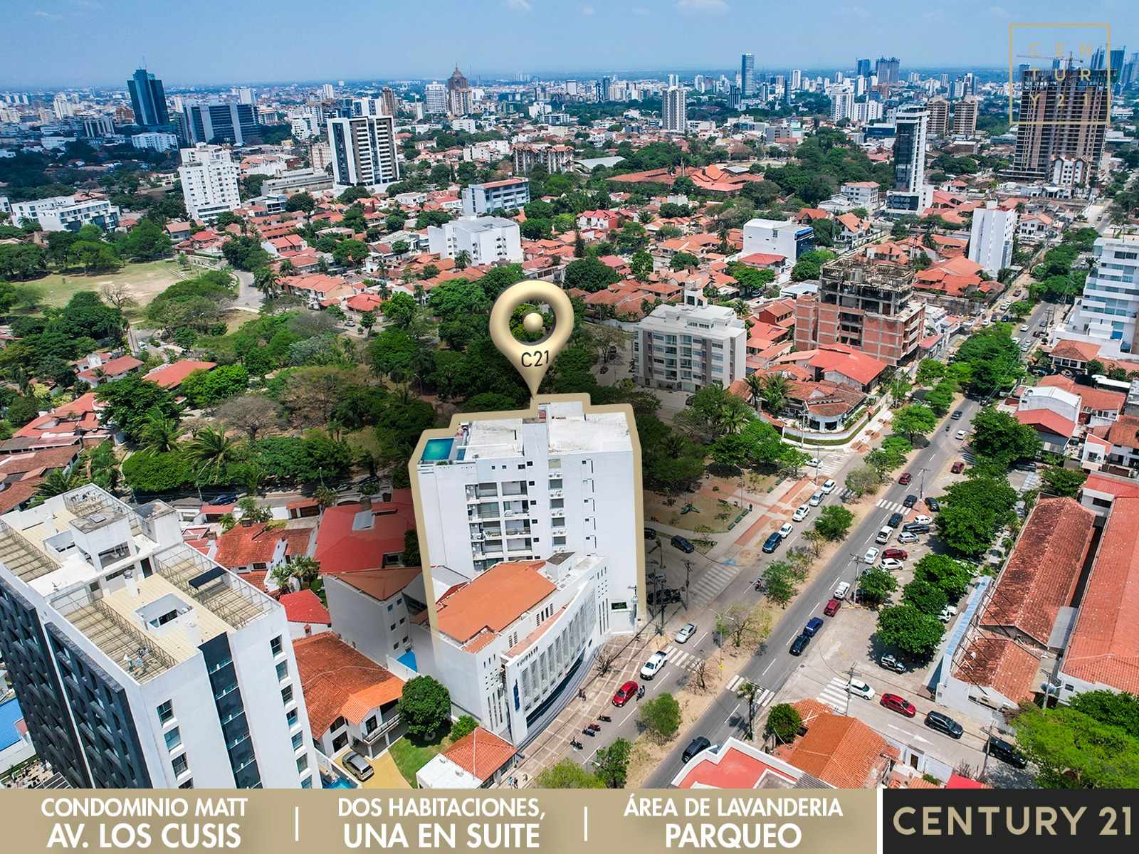 Departamento en Entre 2do y 3er anillo Norte en Santa Cruz de la Sierra 2 dormitorios 3 baños 1 parqueos Foto 13