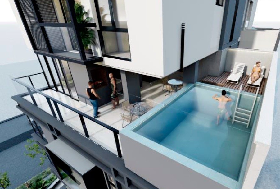 Departamento en Entre 3er y 4to anillo Norte en Santa Cruz de la Sierra 2 dormitorios 2 baños  Foto 5