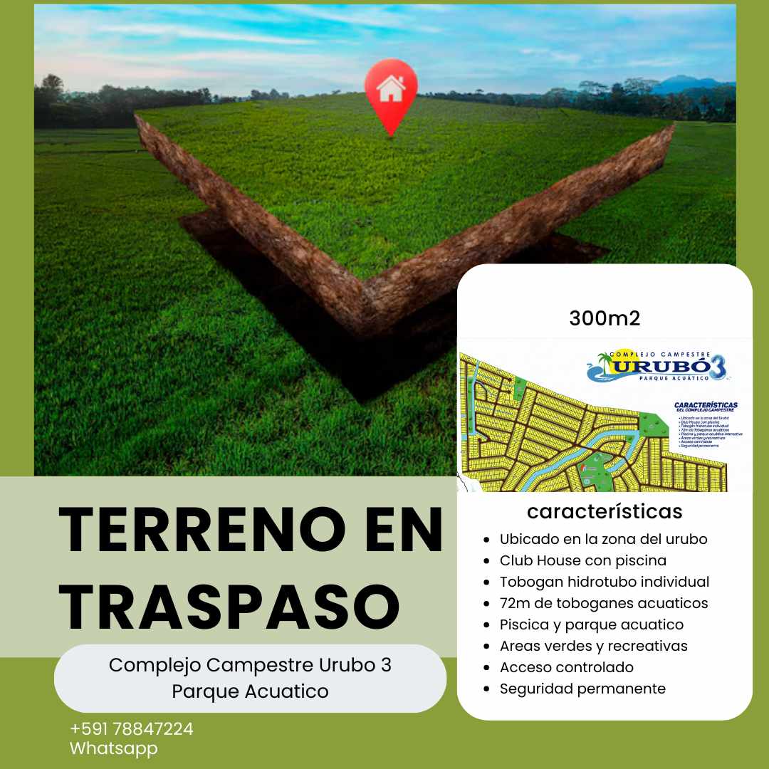 Terreno Complejo Campestre Urubo 3 Foto 1