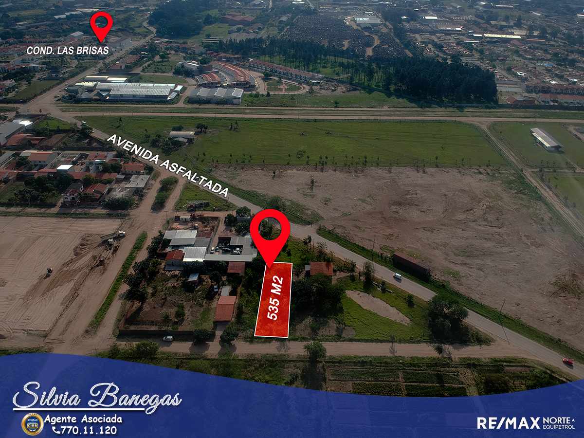 Terreno Zona Norte. Av. Banzer, entrando por La Chonta, pasando el Cond. Las Brisas y Triplex, a media cuadra de avenida asfaltada.Al frente del comedor de la Facultad de Ciencias Agrícolas UAGRM Foto 9