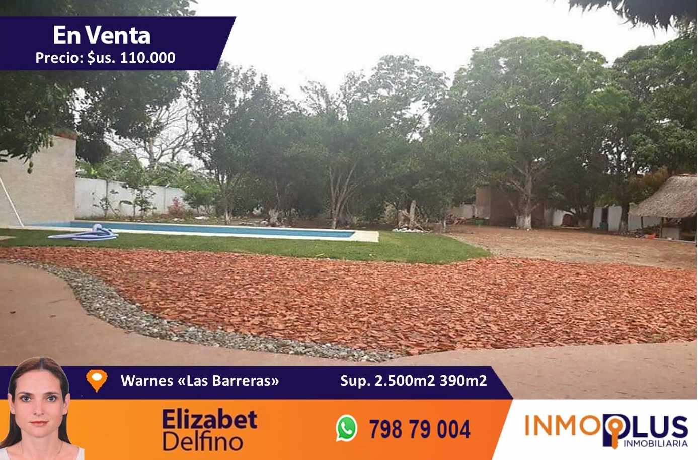 Casa en VentaEN WARNES LOCALIDAD LAS BARRERAS CASA QUINTA EN VENTA  2 dormitorios 3 baños 4 parqueos Foto 1