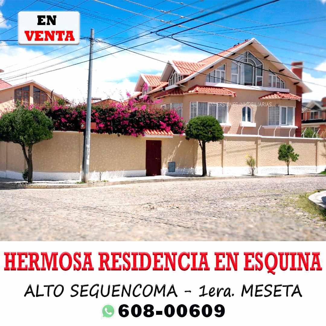 Casa en VentaHERMOSA RESIDENCIA EN ALTO SEGUENCOMA 5 dormitorios 5 baños 3 parqueos Foto 2