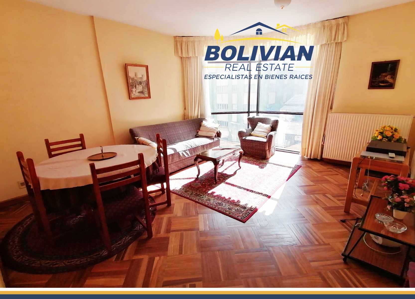 Departamento ACOGEDOR DEPARTAMENTO AMOBLADO EN ALQUILER – SOPOCACHI, AV. 6 DE AGOSTO Foto 1
